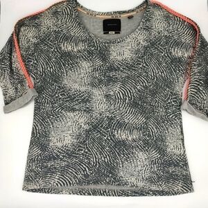 Maison Scotch grey 3/4 sleeve pullover size 4